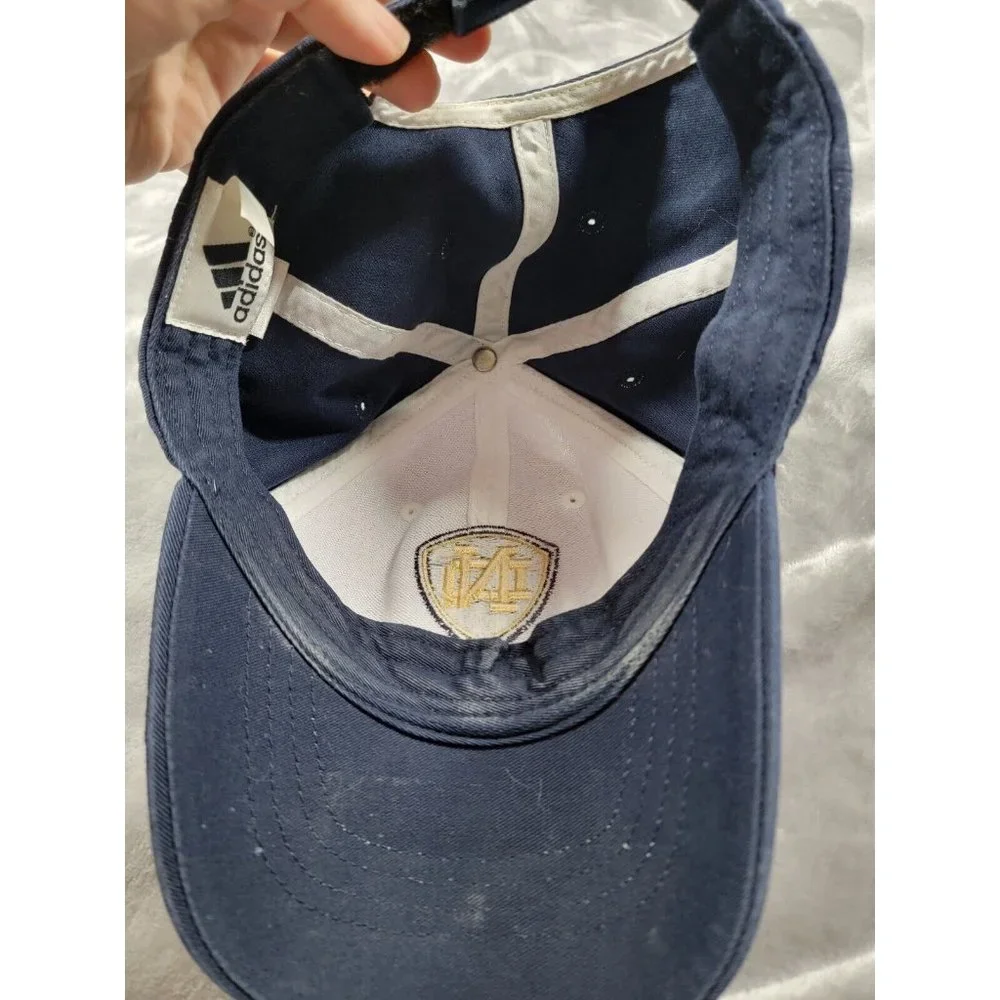 Notre Dame Fighting Irish‎ Adidas Hat Adjustable Baseball Style Cap Hat White